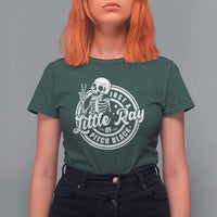 Funny Saying Skeleton T Shirt For Women I'm Just A Little Ray Of Pitch Black Sarcastic