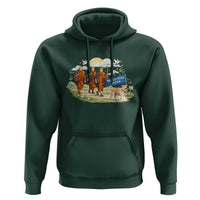 Walk for Peace Monks with Aloka the Dog Hoodie Spiritual Pilgrimage Buddhist Inspired - Wonder Print Shop