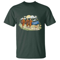 Walk for Peace Monks with Aloka the Dog T Shirt Spiritual Pilgrimage Buddhist Inspired - Wonder Print Shop