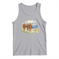 Walk for Peace Monks with Aloka the Dog Tank Top Spiritual Pilgrimage Buddhist Inspired - undefined