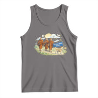 Walk for Peace Monks with Aloka the Dog Tank Top Spiritual Pilgrimage Buddhist Inspired - undefined