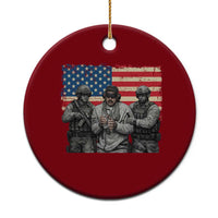 Captured Dictator Maduro Ceramic Ornament Special Forces Justice Operation American Flag - Wonder Print Shop