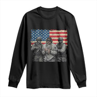 Captured Dictator Maduro Long Sleeve Shirt Special Forces Justice Operation American Flag - Wonder Print Shop
