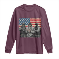 Captured Dictator Maduro Long Sleeve Shirt Special Forces Justice Operation American Flag - Wonder Print Shop