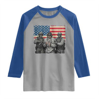 Captured Dictator Maduro Raglan Shirt Special Forces Justice Operation American Flag - Wonder Print Shop