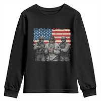 Captured Dictator Maduro Youth Sweatshirt Special Forces Justice Operation American Flag - Wonder Print Shop