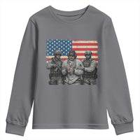 Captured Dictator Maduro Youth Sweatshirt Special Forces Justice Operation American Flag - Wonder Print Shop