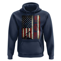 Drill Baby Drill American Flag Hoodie Oil Rig Oildfield Energy Industry Patriot - Wonder Print Shop