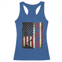 Drill Baby Drill American Flag Racerback Tank Top Oil Rig Oildfield Energy Industry Patriot - Wonder Print Shop