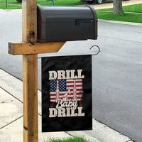 Drill Baby Drill American Flag Garden Flag Retro Oilfield Oil Rig Patriot - Wonder Print Shop