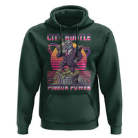 Retro City Hustle Pigeon Power Hoodie Funny 80s Style Money Bird Gangsta - Wonder Print Shop