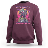 Retro City Hustle Pigeon Power Sweatshirt Funny 80s Style Money Bird Gangsta - Wonder Print Shop