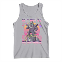 Retro City Hustle Pigeon Power Tank Top Funny 80s Style Money Bird Gangsta - Wonder Print Shop