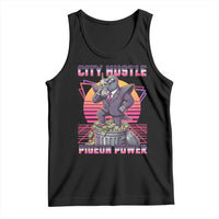 Retro City Hustle Pigeon Power Tank Top Funny 80s Style Money Bird Gangsta - Wonder Print Shop