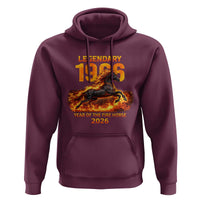 Legendary 1966 Year of the Fire Horse Hoodie Fiery 2026 Zodiac Birthday Gift - Wonder Print Shop
