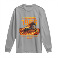 Legendary 1966 Year of the Fire Horse Long Sleeve Shirt Fiery 2026 Zodiac Birthday Gift - Wonder Print Shop
