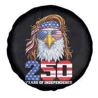 250 Years of Independece Patriotic Eagle Spare Tire Cover 1776 2026 USA Flag 4th of July Semiquincentennial - Wonder Print Shop