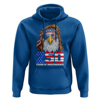250 Years of Independece Patriotic Eagle Hoodie 1776 2026 USA Flag 4th of July Semiquincentennial - Wonder Print Shop