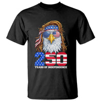 250 Years of Independece Patriotic Eagle T Shirt 1776 2026 USA Flag 4th of July Semiquincentennial - Wonder Print Shop