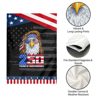 250 Years of Independece Patriotic Eagle Garden Flag 1776 2026 USA Flag 4th of July Semiquincentennial