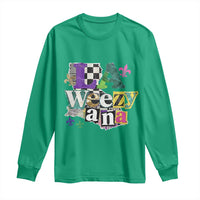 Colorful La-Weezi-ana Mardi Gras Louisiana Pride Long Sleeve Shirt Funky Carnival Vibes