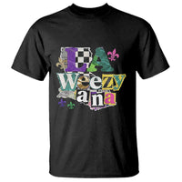 Colorful La-Weezi-ana Mardi Gras Louisiana Pride T Shirt Funky Carnival Vibes
