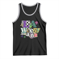 Colorful La-Weezi-ana Mardi Gras Louisiana Pride Tank Top Funky Carnival Vibes
