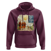 Walk For Peace Aloka the Dog and Monks Hoodie