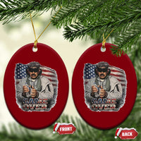 Game Over Maduro Dictator Ceramic Ornament Political Justice American Flag Politics Satire - Wonder Print Shop