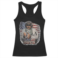 Game Over Maduro Dictator Racerback Tank Top Political Justice American Flag Politics Satire - Wonder Print Shop