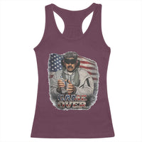 Game Over Maduro Dictator Racerback Tank Top Political Justice American Flag Politics Satire - Wonder Print Shop