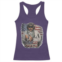 Game Over Maduro Dictator Racerback Tank Top Political Justice American Flag Politics Satire - Wonder Print Shop