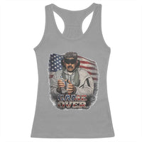 Game Over Maduro Dictator Racerback Tank Top Political Justice American Flag Politics Satire - Wonder Print Shop