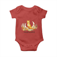 Mindful Aloka the Dog Mindfulness Baby Onesie Zen Lotus Spiritual Calm