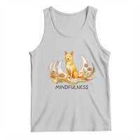 Mindful Aloka the Dog Mindfulness Tank Top Zen Lotus Spiritual Calm