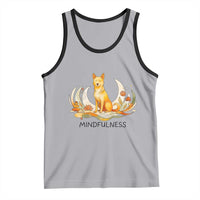 Mindful Aloka the Dog Mindfulness Tank Top Zen Lotus Spiritual Calm
