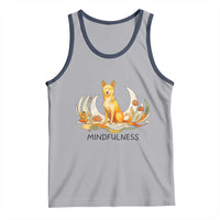 Mindful Aloka the Dog Mindfulness Tank Top Zen Lotus Spiritual Calm