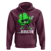 Funny Dabbing Shamrock Hoodie Bruh St. Patrick's Day