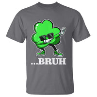 Funny Dabbing Shamrock T Shirt Bruh St. Patrick's Day