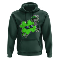 Funny Basketball Shamrock Hoodie Dunking Sports Player St. Patrick's Day