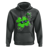 Funny Basketball Shamrock Hoodie Dunking Sports Player St. Patrick's Day