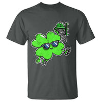 Funny Basketball Shamrock T Shirt Dunking Sports Player St. Patrick's Day