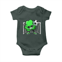 Funny Soccer Shamrock Baby Onesie Dabbing Player St. Patrick's Day