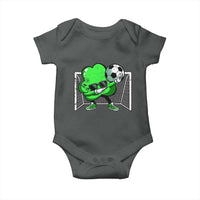 Funny Soccer Shamrock Baby Onesie Dabbing Player St. Patrick's Day