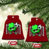 Funny Soccer Shamrock Ceramic Ornament Dabbing Player St. Patrick's Day - Wonder Print Shop