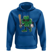 Lucky Baseball Shamrock Hoodie St Patrick's Day T-Ball Sport Lover Gift