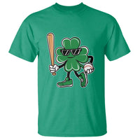 Lucky Baseball Shamrock T Shirt St Patrick's Day T-Ball Sport Lover Gift