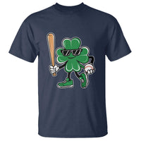 Lucky Baseball Shamrock T Shirt St Patrick's Day T-Ball Sport Lover Gift