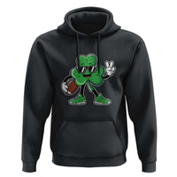 St Patrick's Day Lucky Shamrock Football Hoodie Sport Lover Gift