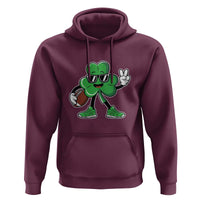 St Patrick's Day Lucky Shamrock Football Hoodie Sport Lover Gift